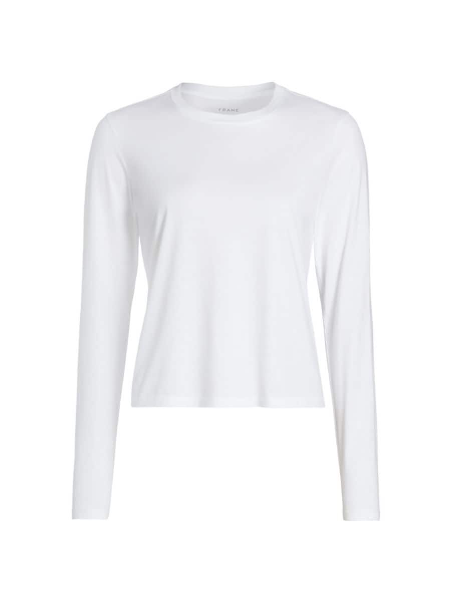 Cotton-Jersey Long-Sleeve Top | Saks Fifth Avenue