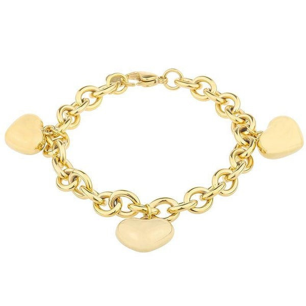 Vintage Style Gold Charm Bracelet | Victoria Emerson