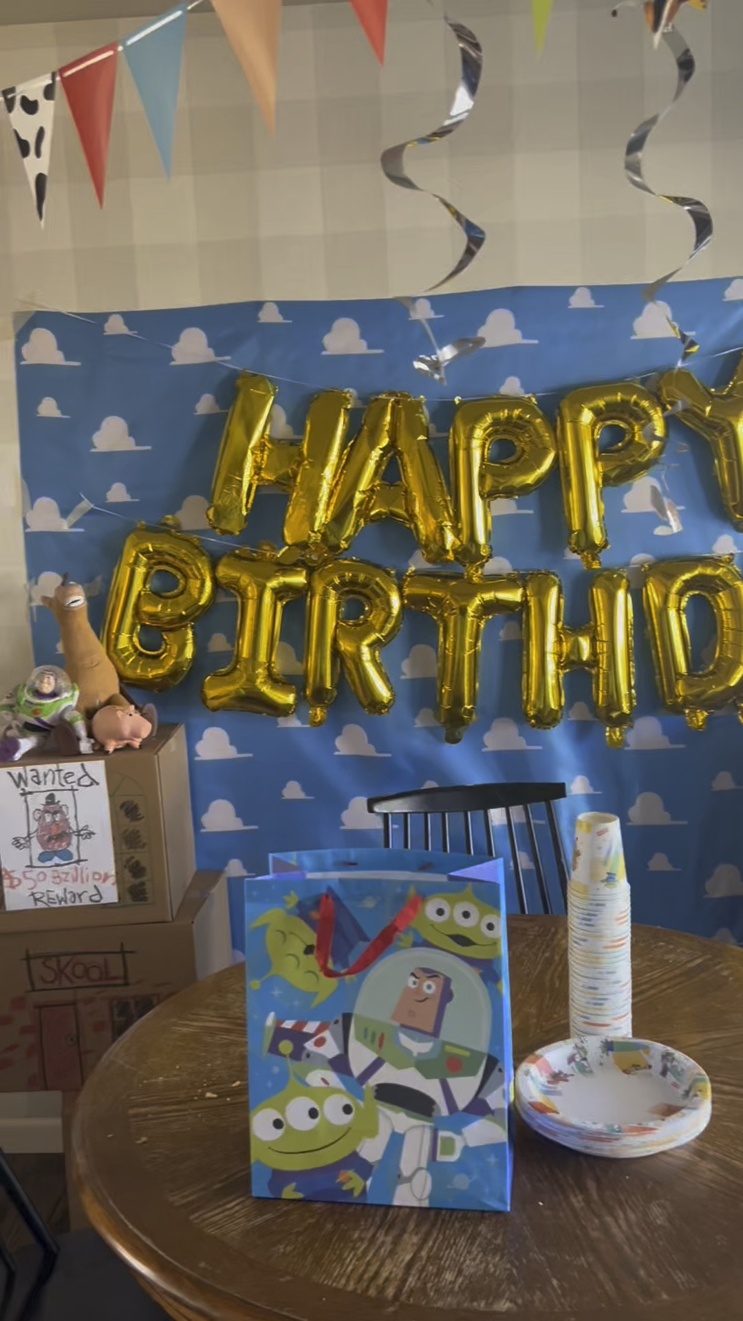 3 year old party when he is obsessed with Toy Story! Buzz light year, Woody, toddler birthday, Toy Story birthday, birthday decorations, 

#LTKKids #LTKFamily #LTKParties