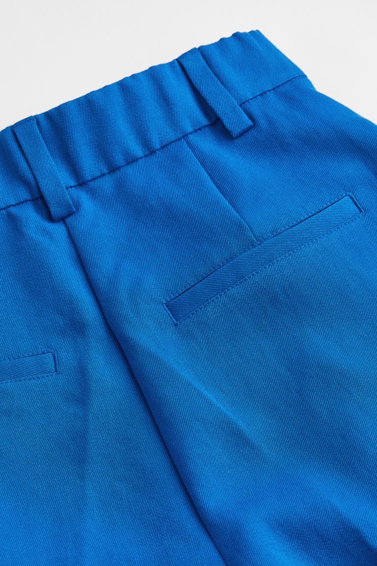 Elegante Hose mit hohem Bund - Knallblau - Ladies | H&M DE | H&M (DE, AT, CH, NL, FI)