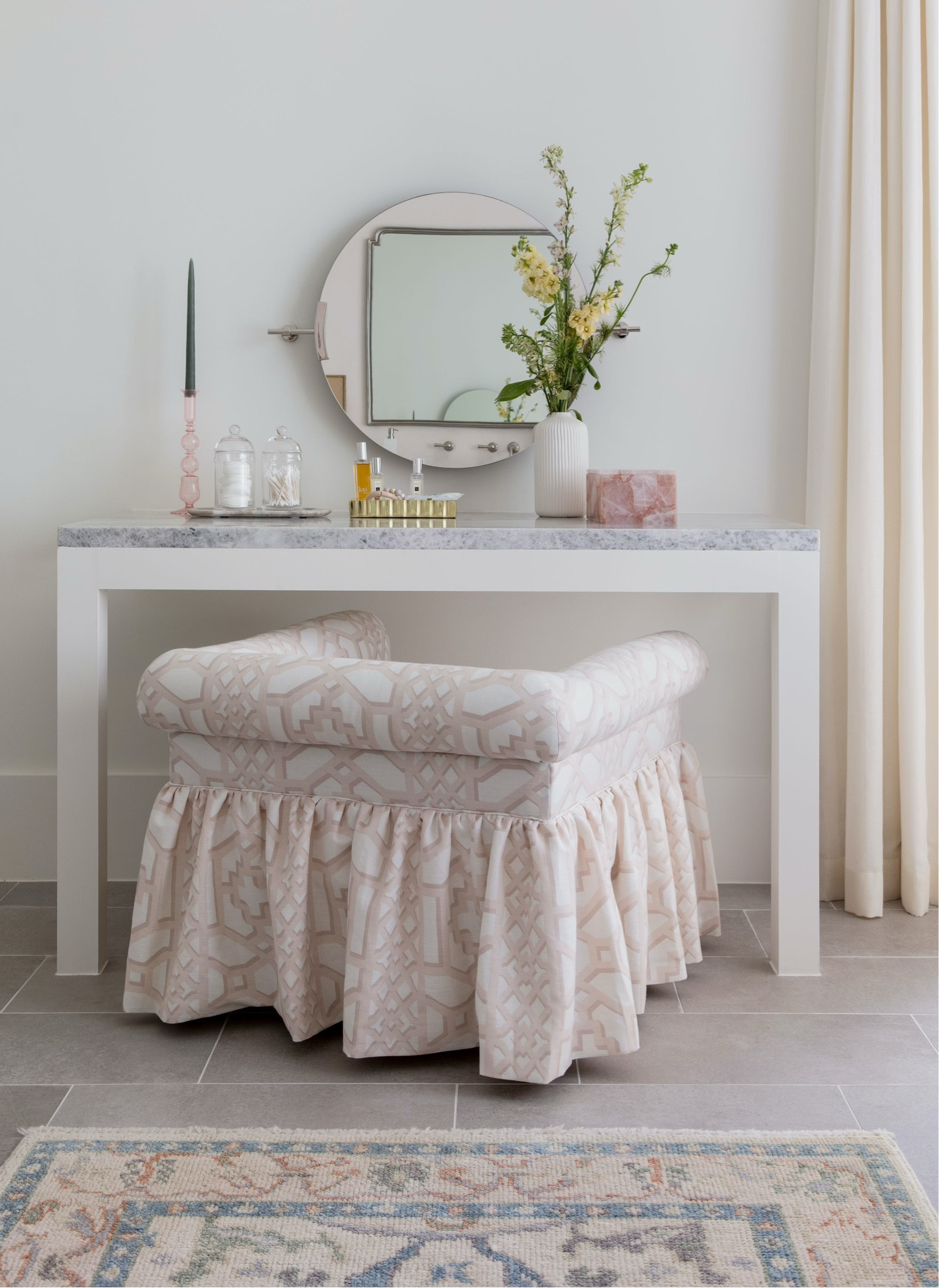 Makeup Vanity. Women’s Makeup Counter. Luxury Makeup Vanity Design. Luxury Interior Design. 💗

#LTKhome #LTKfamily #LTKSale