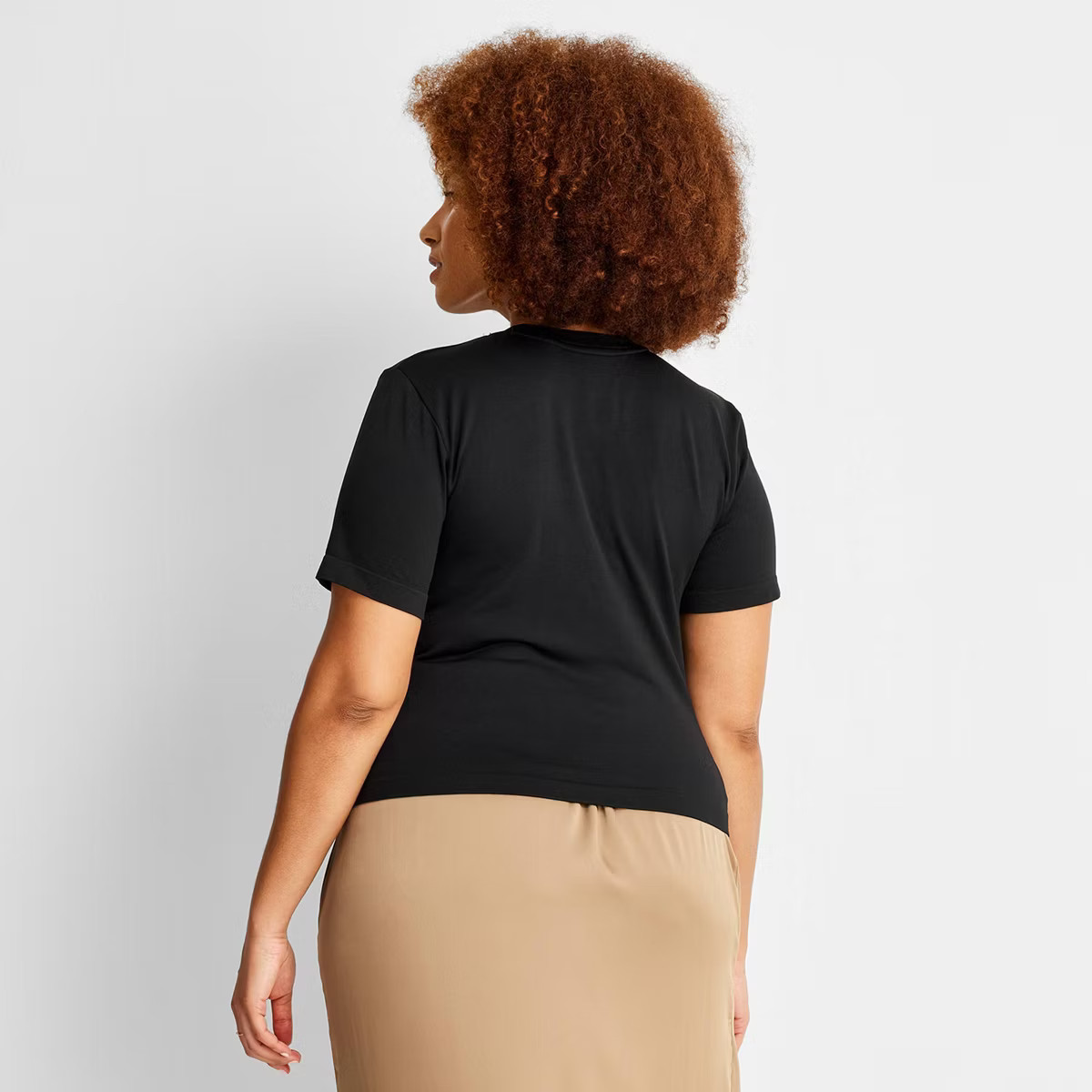 Women's Slim Fit Short Sleeve Seamless Baby T-Shirt - A New Day™ | Target