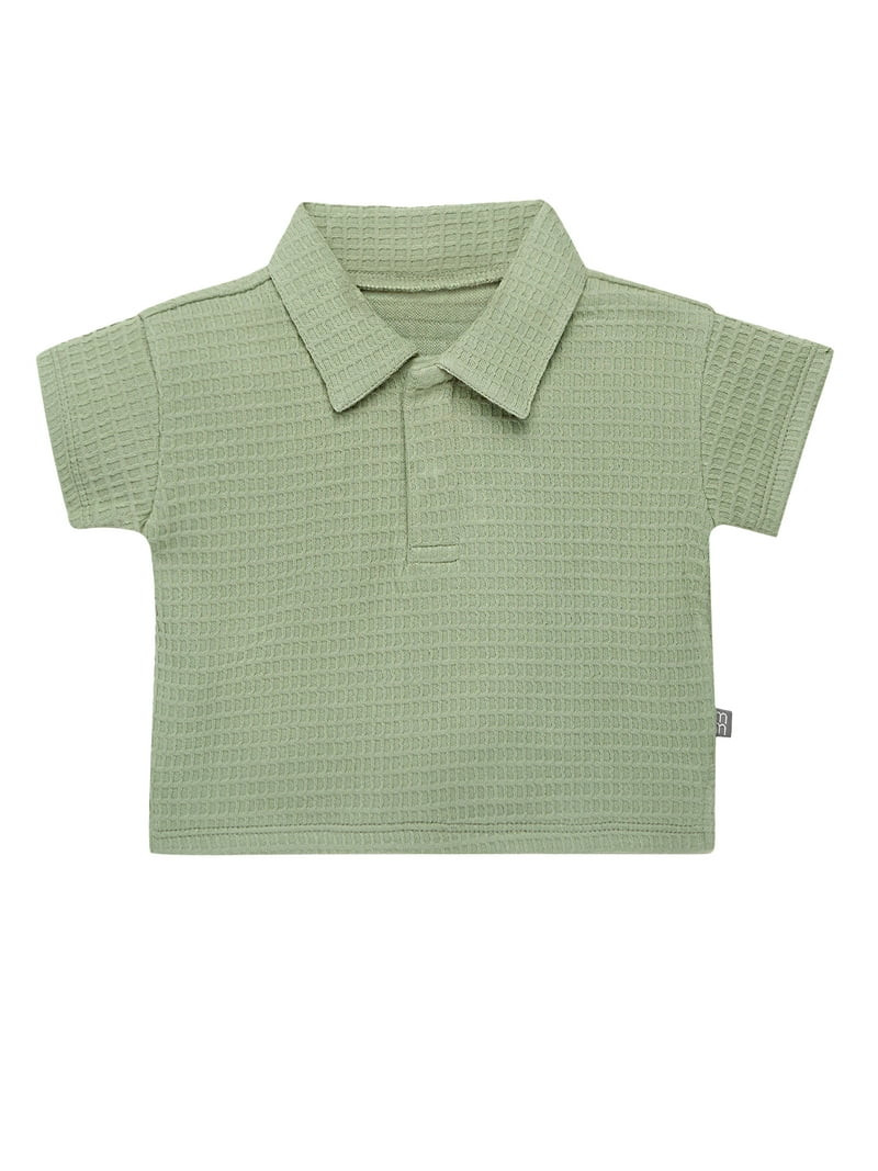 Modern Moments by Gerber Baby Boy Short Sleeve Shirt and Short Outfit Set, 2-Piece, Sizes 0/3 Mon... | Walmart (US)