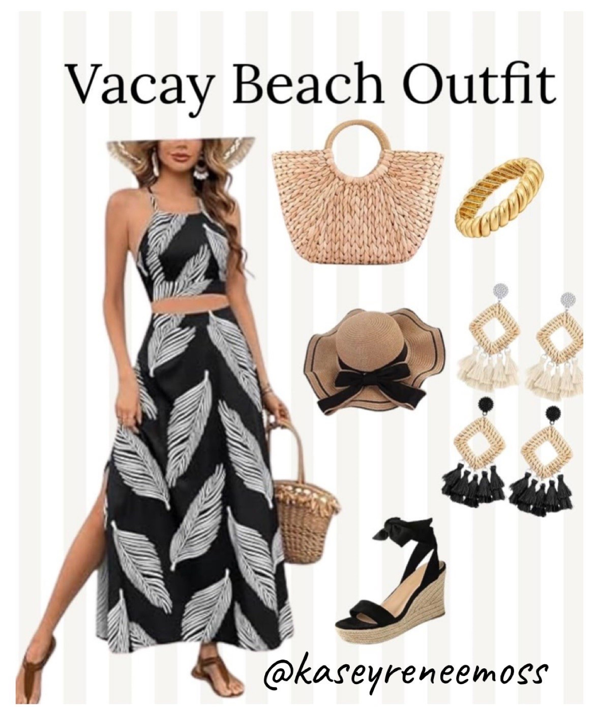 Super Cute Stylish Vacay Outfit Amazon Edition! Shop links below…