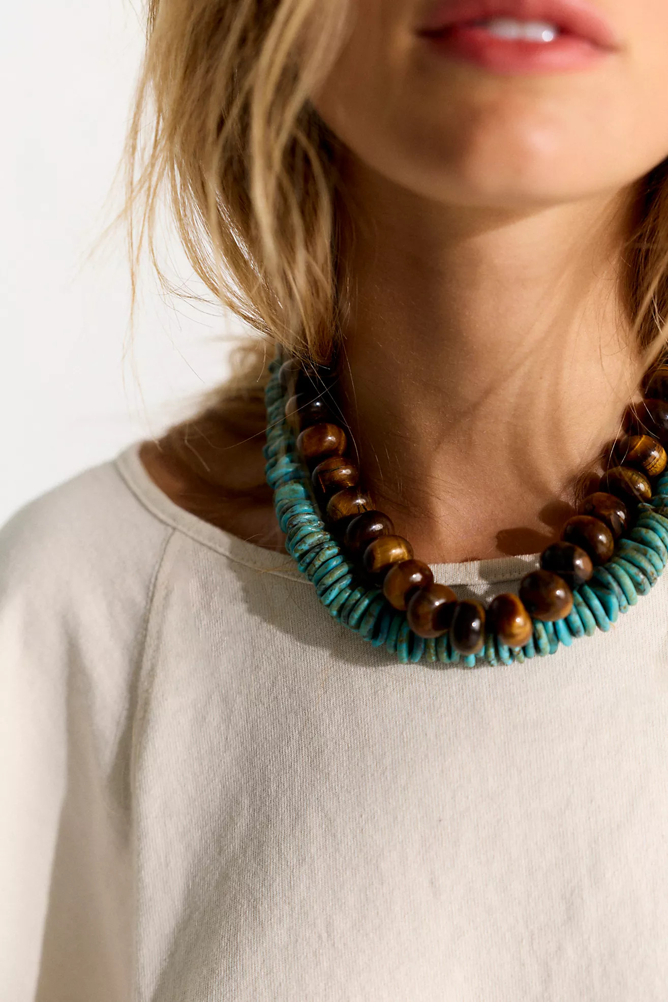 ALV Gill Disc Semiprecious Necklace | Free People (Global - UK&FR Excluded)