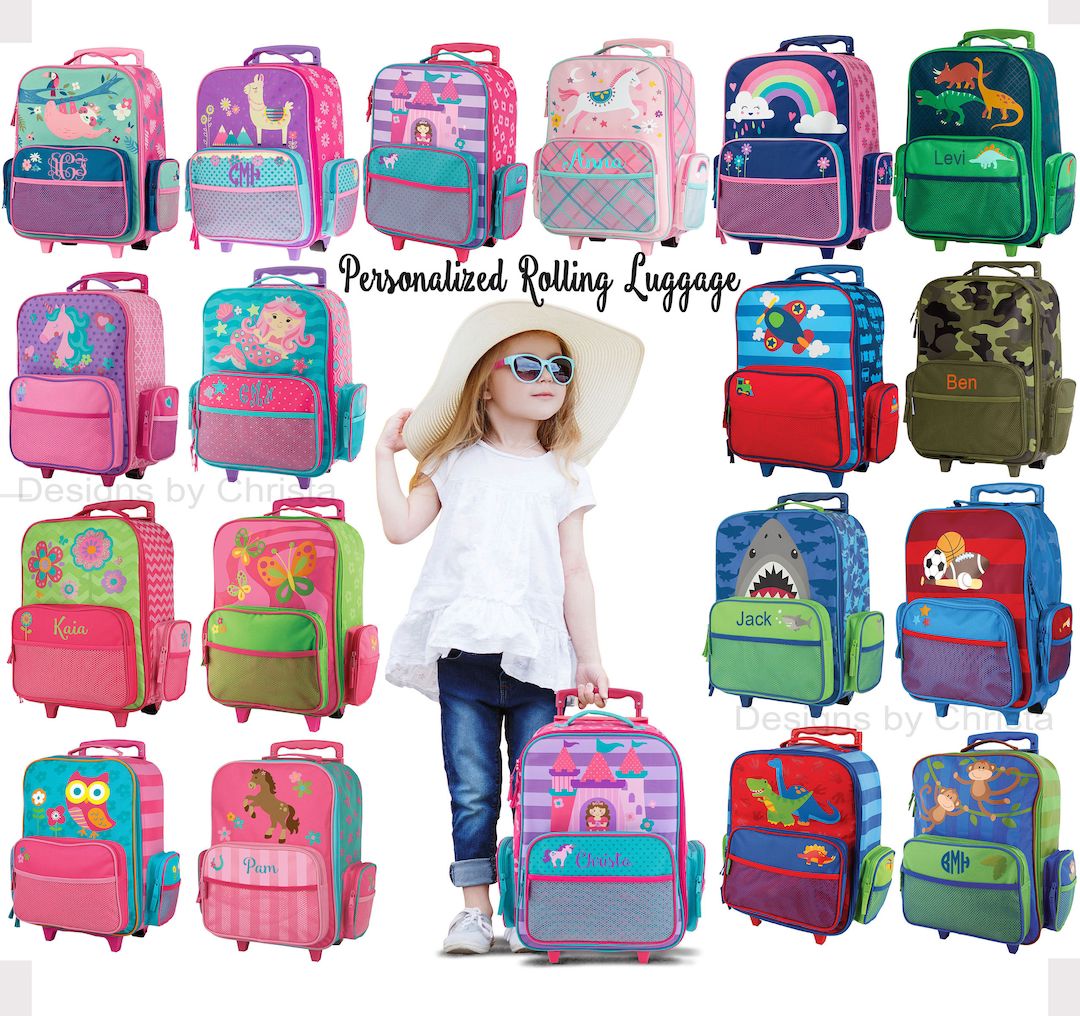 Personalized Kids Rolling Luggage / Stephen Joseph / Kids - Etsy | Etsy (US)