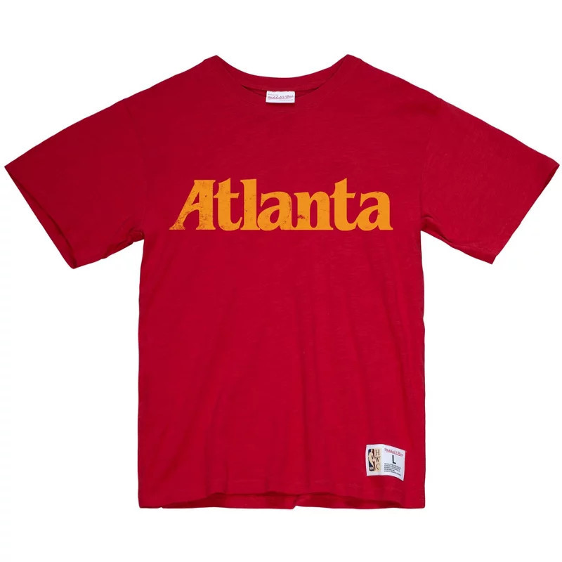 Mitchell & Ness Men's Atlanta Hawks Hardwood Marks Slub T-Shirt | Academy Sports + Outdoors