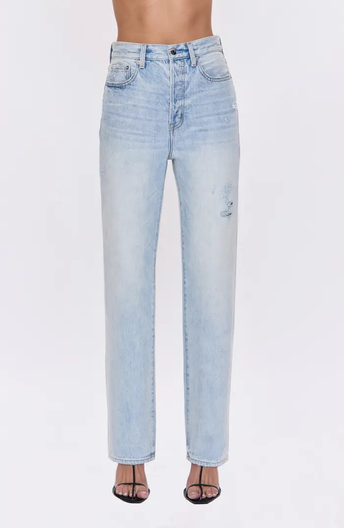 Cassie High Waist Straight Leg Jeans | Nordstrom