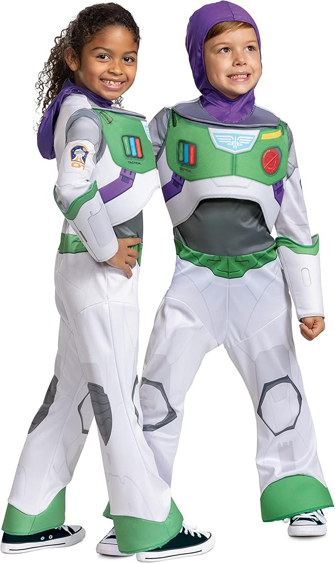 Disney Pixar Lightyear Buzz Space Ranger Costume for Kids, Official Disney Lightyear Costume Outf... | Amazon (US)