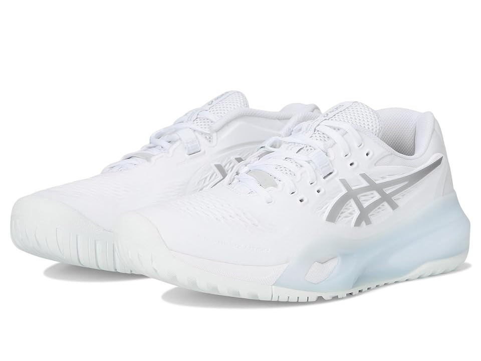 ASICS Gel-Resolution X Women's Tennis Shoes White/Pure Silver : 7.5 B - Medium | Zappos
