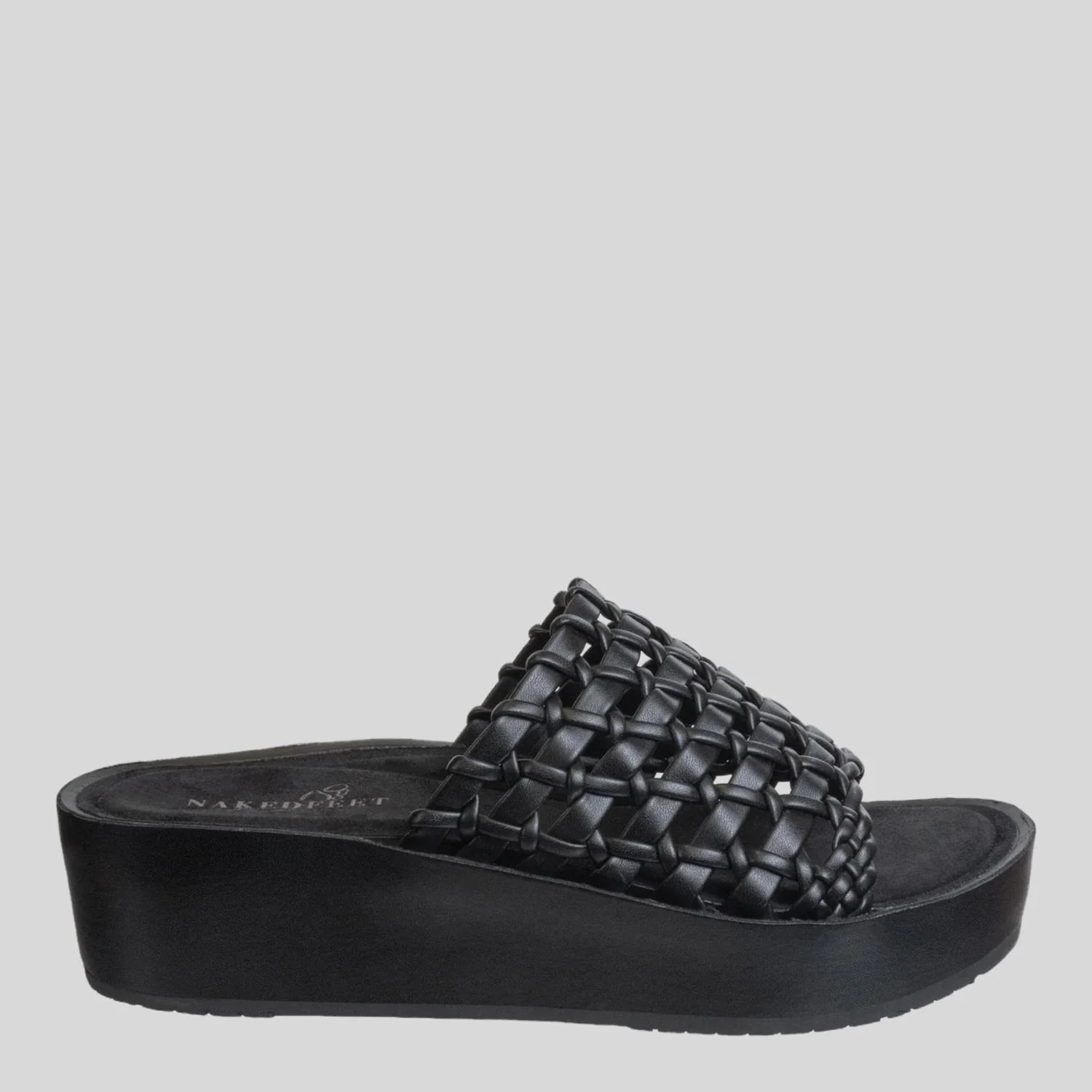 Women's Cyprus Platform Sandals In Black | Shop Simon