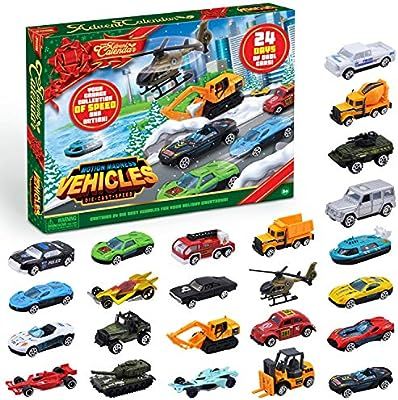 JOYIN 2020 Advent Calendar Kids Christmas 24 Days Countdown Calendar Toys for Kids with Diecast C... | Amazon (US)