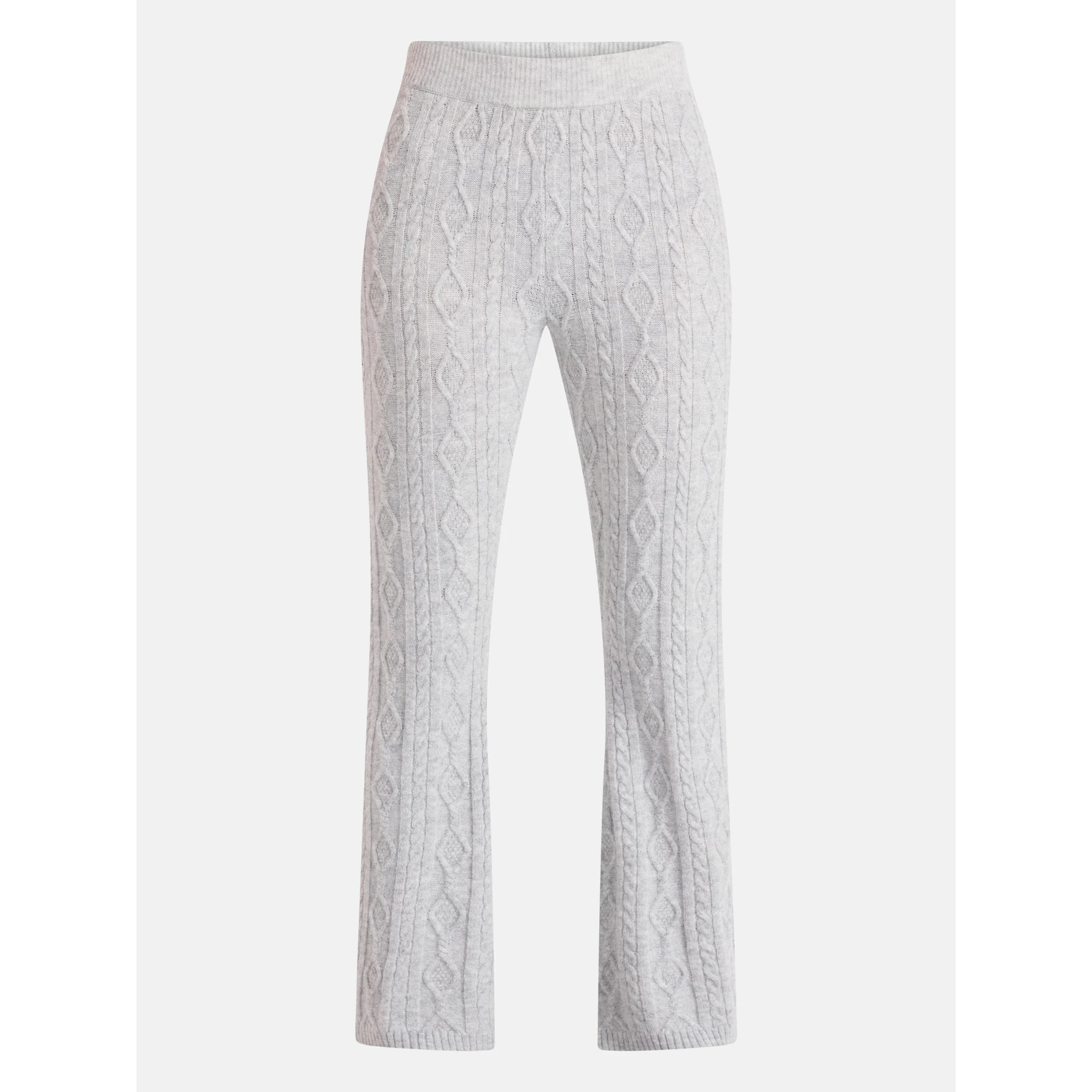 No Boundaries Cable Knit Flare Sweater Pants, 29.5'' Inseam, Women's | Walmart (US)