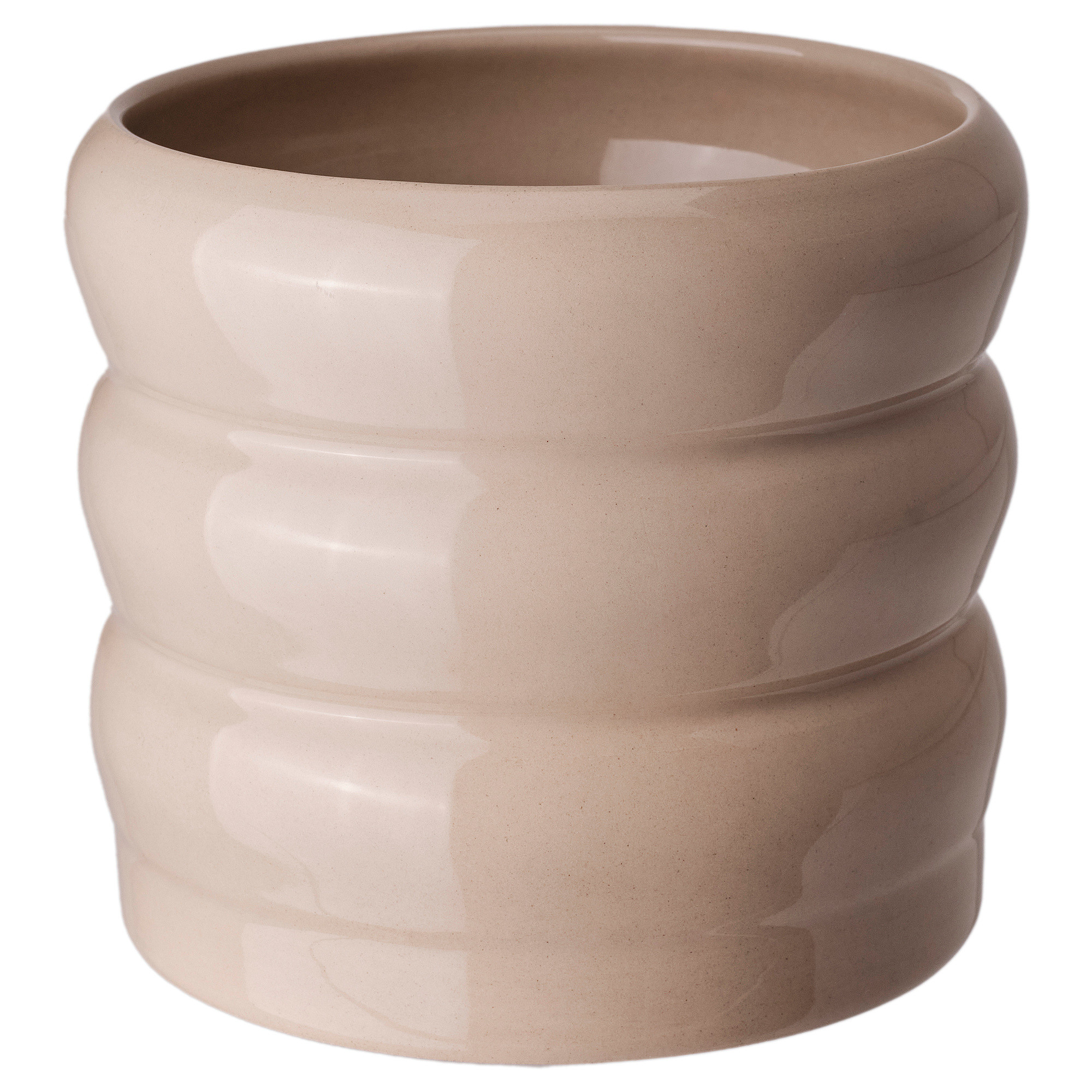 HASSELBUKETT Plant pot, indoor/outdoor/beige, 4 ¾ " | IKEA US