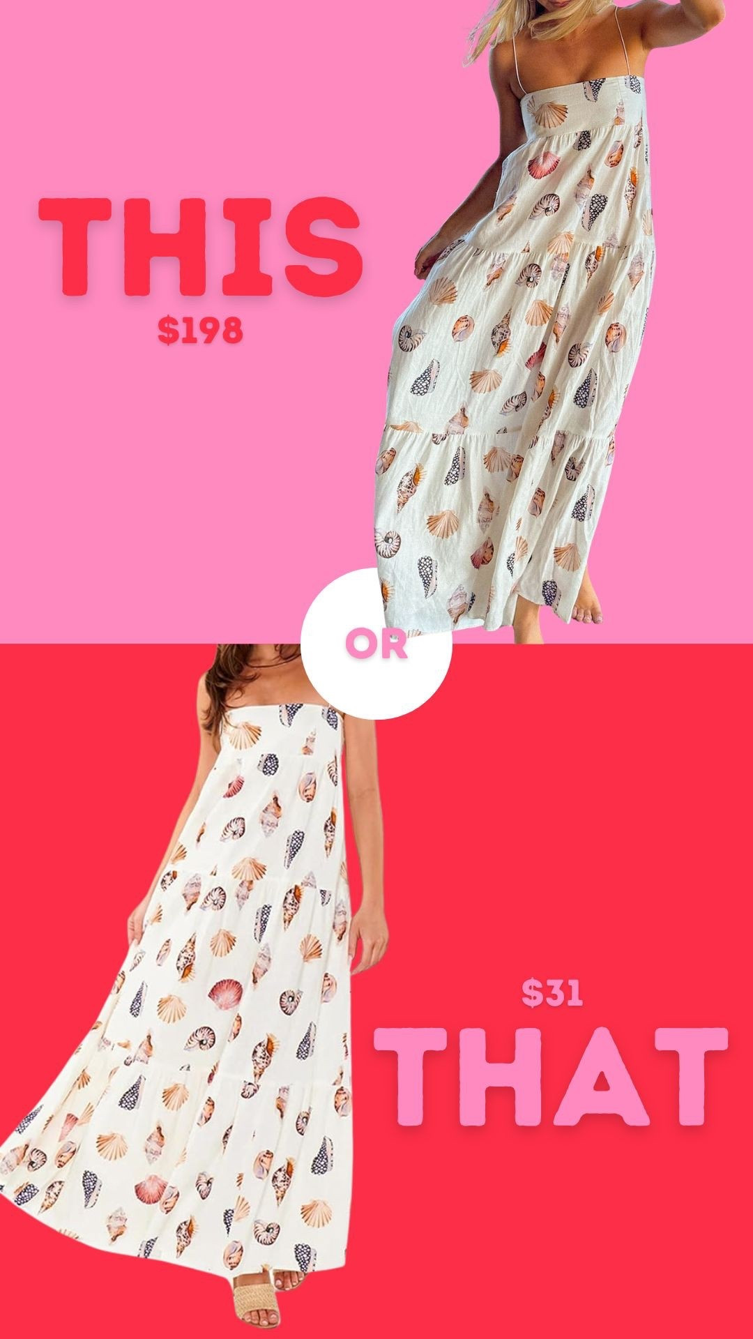 this or that Show Me Your MuMu shell maxi … 

#LTKStyleTip #LTKFindsUnder50