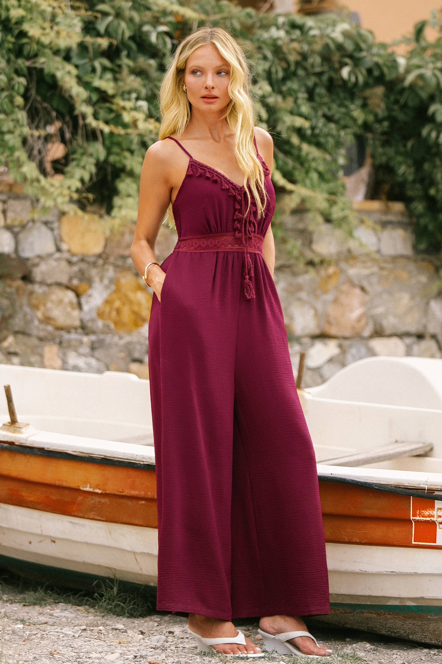 After Party Red Jumpsuit | Cupshe US