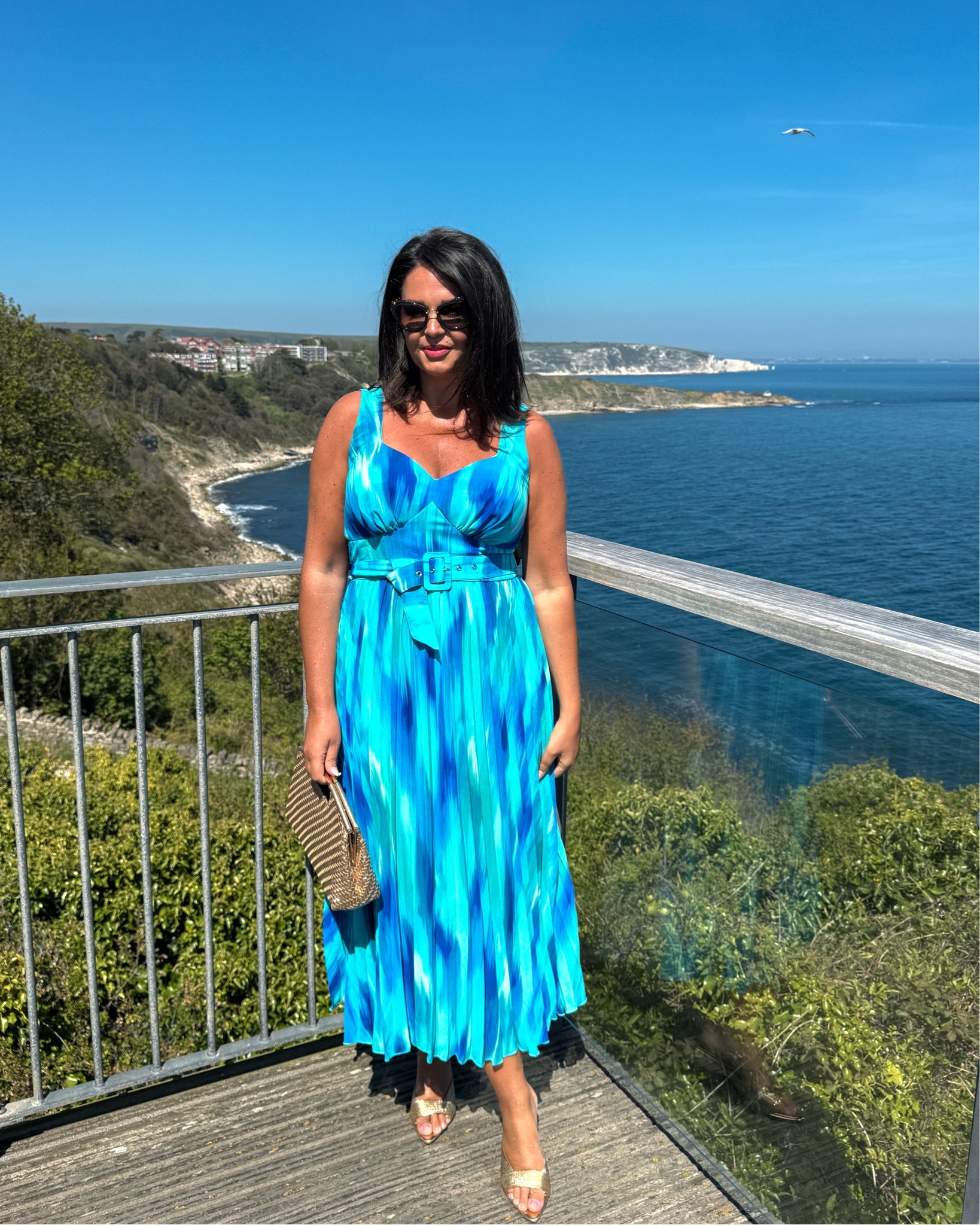 My choice as a wedding guest this weekend on the stunning purbeck coastline .

I absolutely LOVE the colours on this dress and it paired perfectly with the my M&S cardi too. 

#LTKsummer #LTKwedding #LTKmidsize