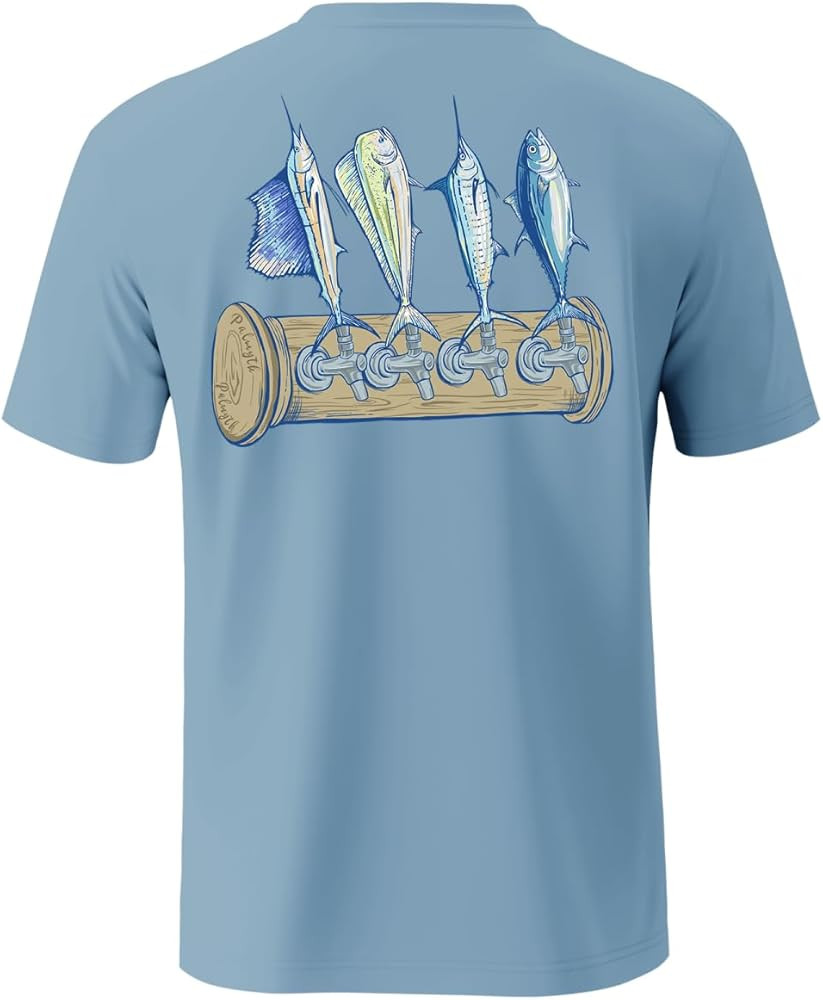 Palmyth Fishing Shirts for Men Short Sleeve T-Shirt UPF 50+ Sun Protection UV Tee | Amazon (US)