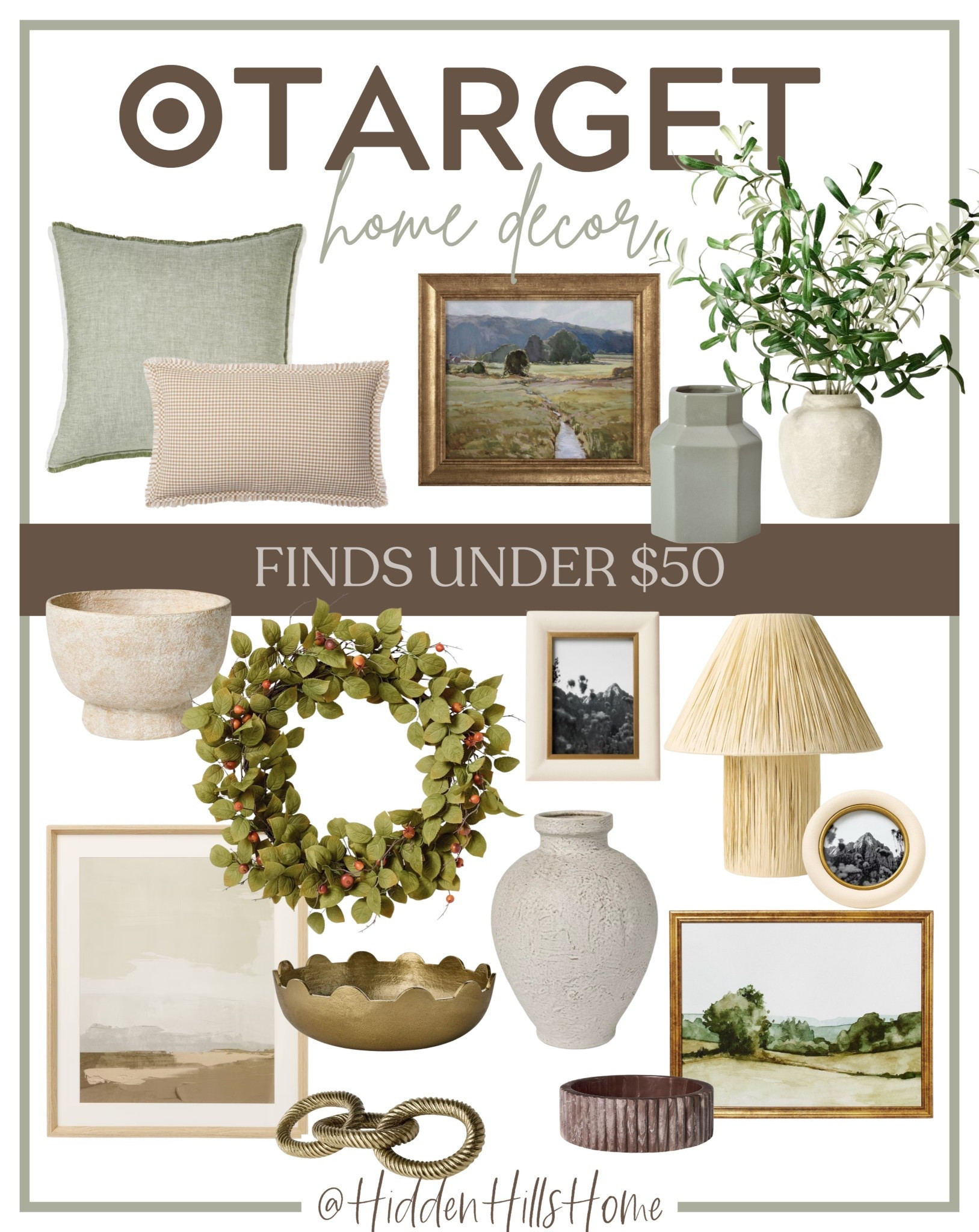 Affordable home decor finds under $50 from Target! Studio McGee home decor, finds under $50, budget home decor, tarhet home finds 

#LTKHome #LTKSaleAlert #LTKFindsUnder50