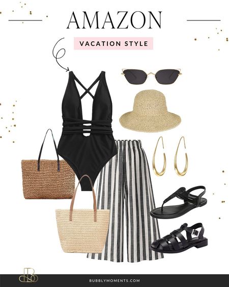 Amazon Vacation Style. Women's Fashion and Accessories. Outfit Ideas#LTKtravel #LTKfindsunder100 #LTKfindsunder50 #amazonfashion #womensfashion #womensaccessories #vacationdress #summerdress #travel


