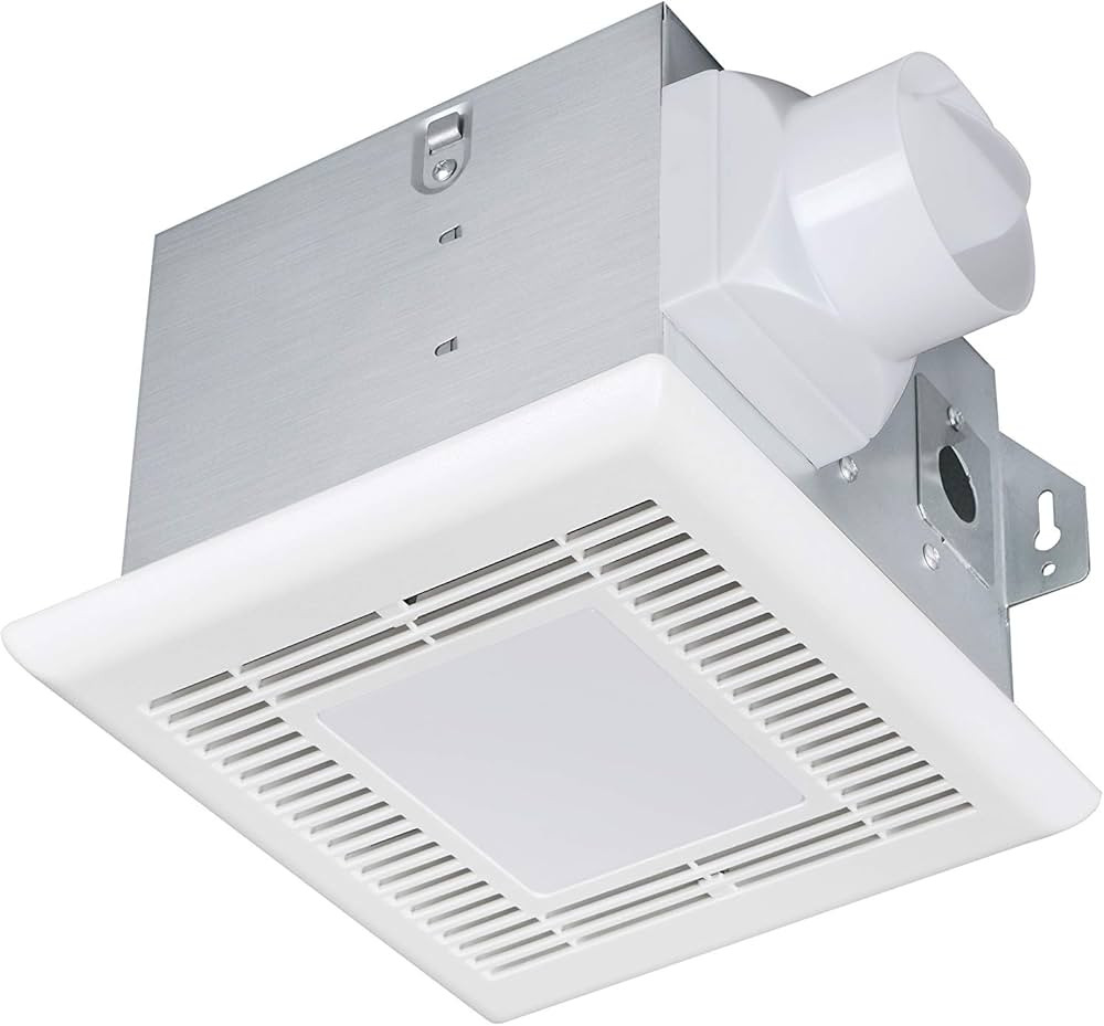 Tech Drive Very-Quiet 70 CFM, 2.0 Sone Bathroom Ventilation and Exhaust Fan With LED light 4000K ... | Amazon (US)