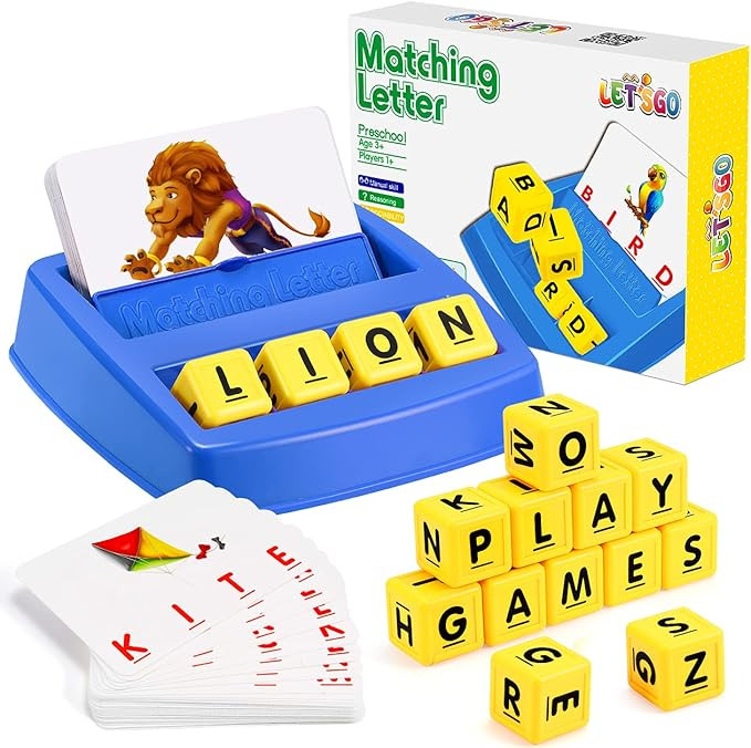 LIWIN LET'S GO! Learning Games for Kids Age 3-8, Matching Letter Game for Kids Toys Ages 3-8 Educ... | Amazon (US)