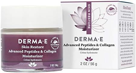 DERMA E Advanced Peptides and Collagen Moisturizer \u2013 Double Action Collagen Face Cream with ... | Amazon (US)