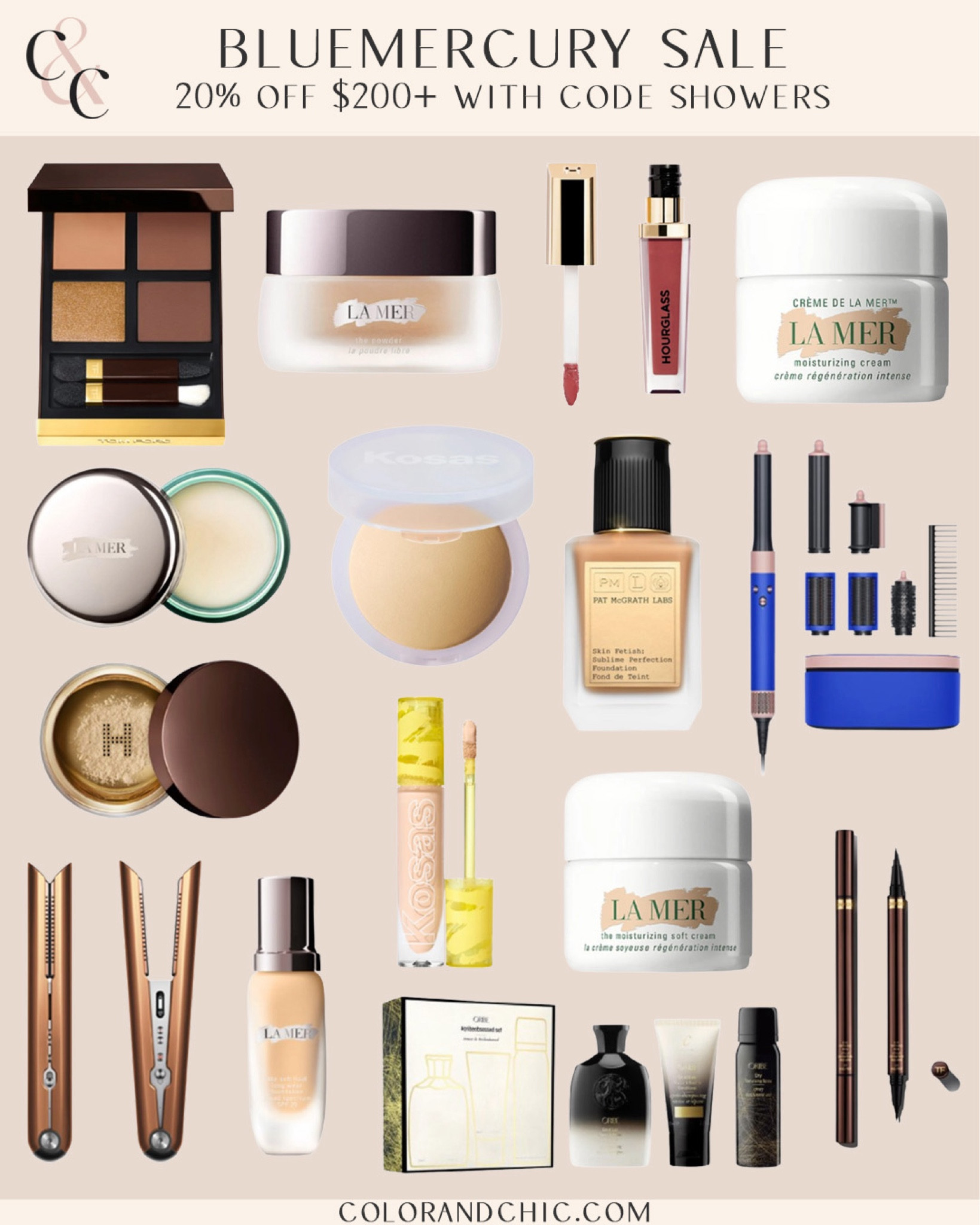 Bluemercury sale with most things 20% off of $200+ with code SHOWERS! Have to be a bluerewards member to get the sale price! Including Kosas, Hourglass, La Mer, Dyson and more 

#LTKsalealert #LTKbeauty
