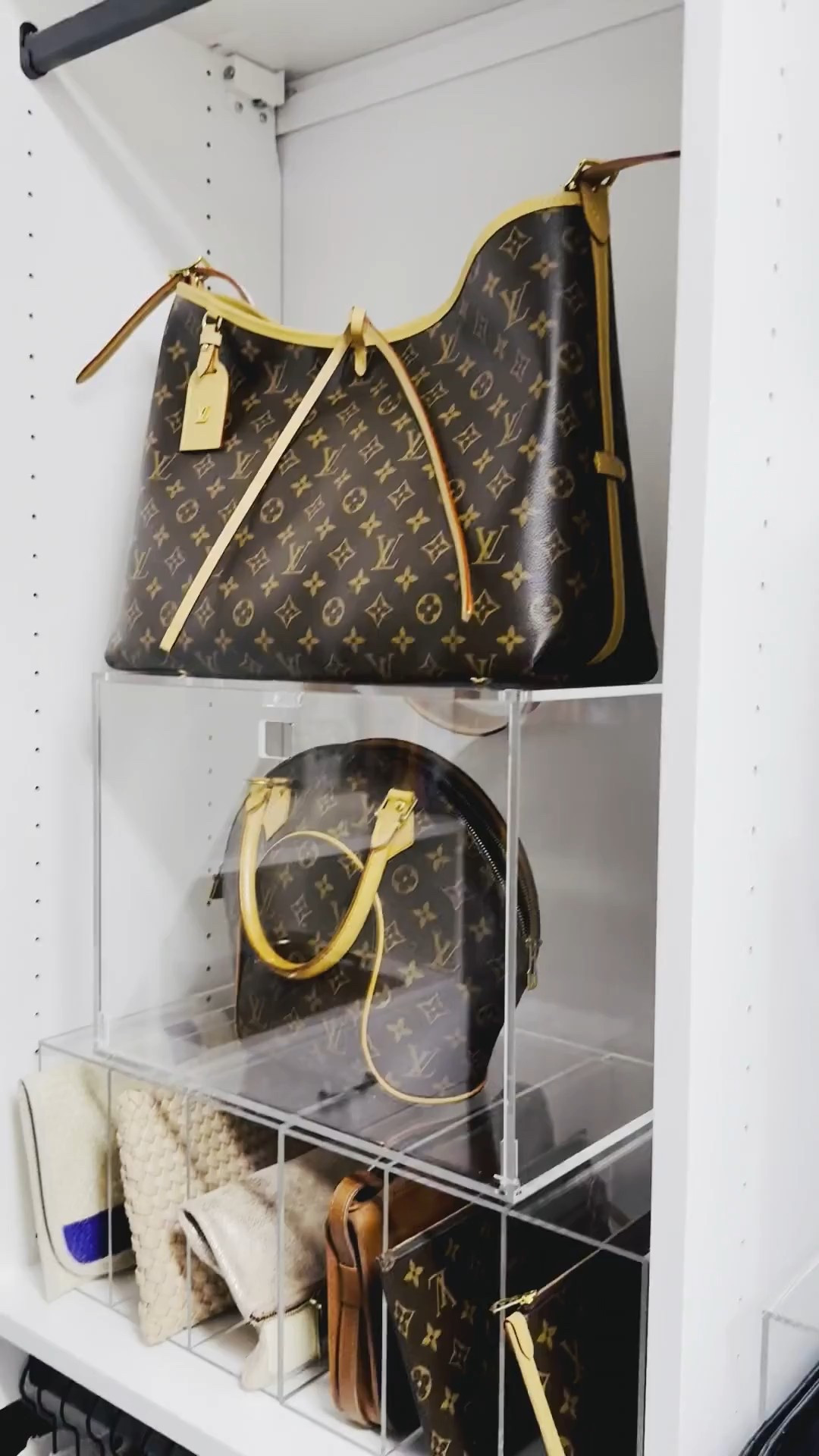 Display your designer handbags beautifully while keeping them dust-free with these clear acrylic bins. Perfect for Louis Vuitton, YSL, and other high-end pieces. Linked all of our favorite closet organizers and clear stackable boxes from The Container Store and Amazon.


#LTKItBag #LTKSeasonal #LTKFindsUnder100