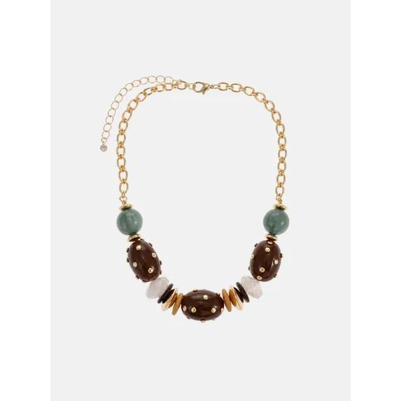 Scenario Beaded Statement Necklace | Walmart (US)