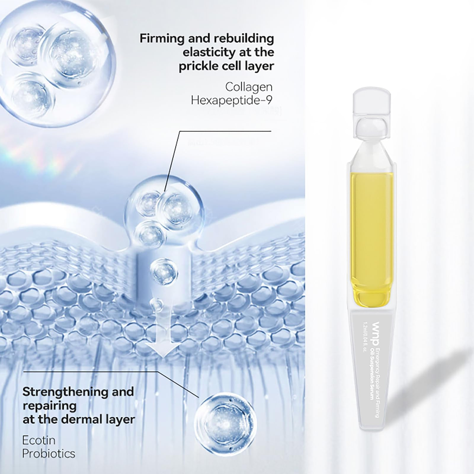 collagen Serum Anti Aging,Oil-Suspension Serum|Barrier repair Firming Emergency Repair|WaterOilBa... | Amazon (US)