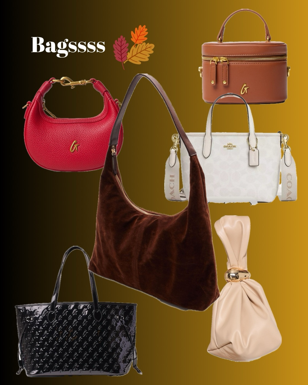 My Bag Fall wishlist.
I have soooo many bags that would be perfect for my collection.  Do you own any of these bags? If so let’s chat on why you like the bag and is it in your current rotation for this fall?



#LTKSeasonal #LTKstorytime