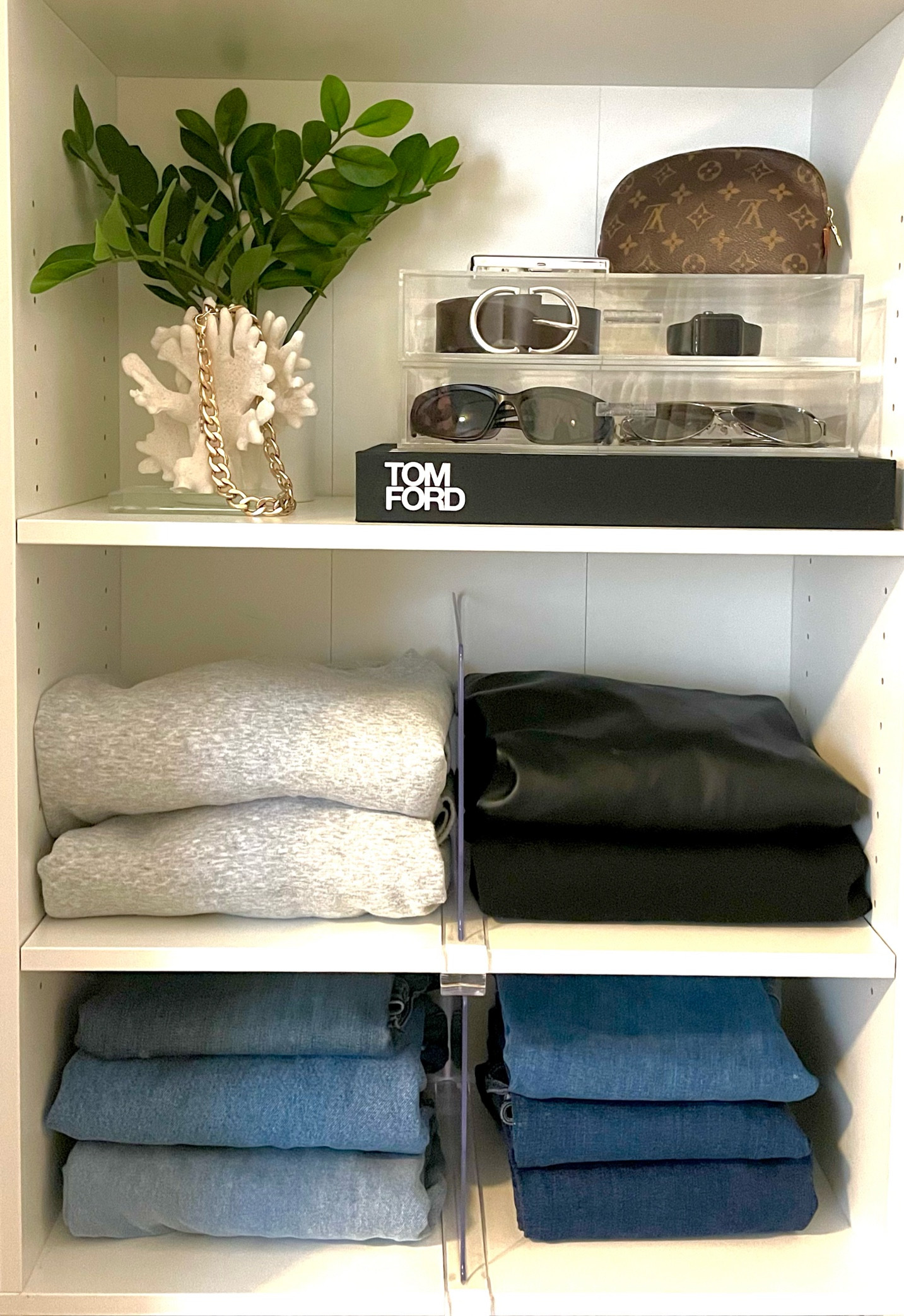 Closet Styling/Organizing products. Acrylic shelf dividers and drawers  

#LTKhome #LTKSeasonal #LTKunder50