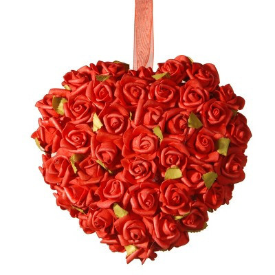 7" Valentine Rose Heart - National Tree Company | Target