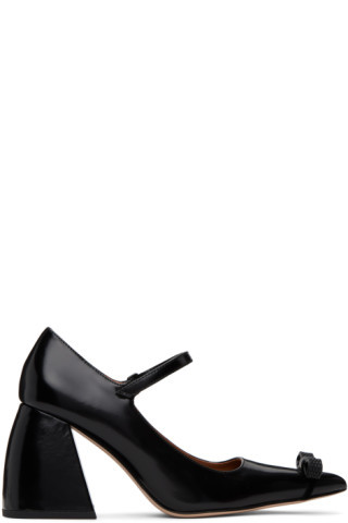 Black Bow Heels | SSENSE
