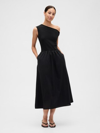 One-Shoulder Maxi Dress | Gap Factory