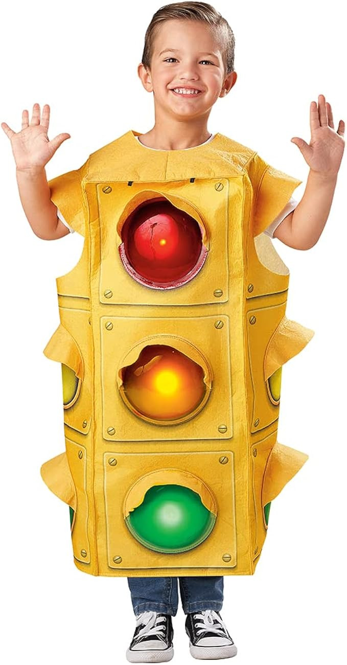 Seasons Toddler 3D Light Up Traffic Light Costume,Traffic Light Lamp Costume For Child 3-4 Years,... | Amazon (US)