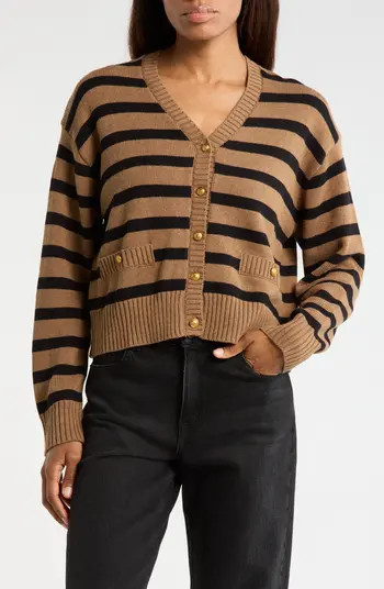 Stripe Cotton Cardigan | Nordstrom Rack