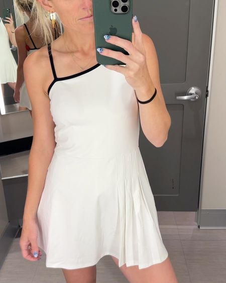Target active dresses for the win! Preppy Finds for the tennis court or just around town.  

#activedresses #tennisdress #tennisoutfit #targetstyle #summeroutfit #whitedress