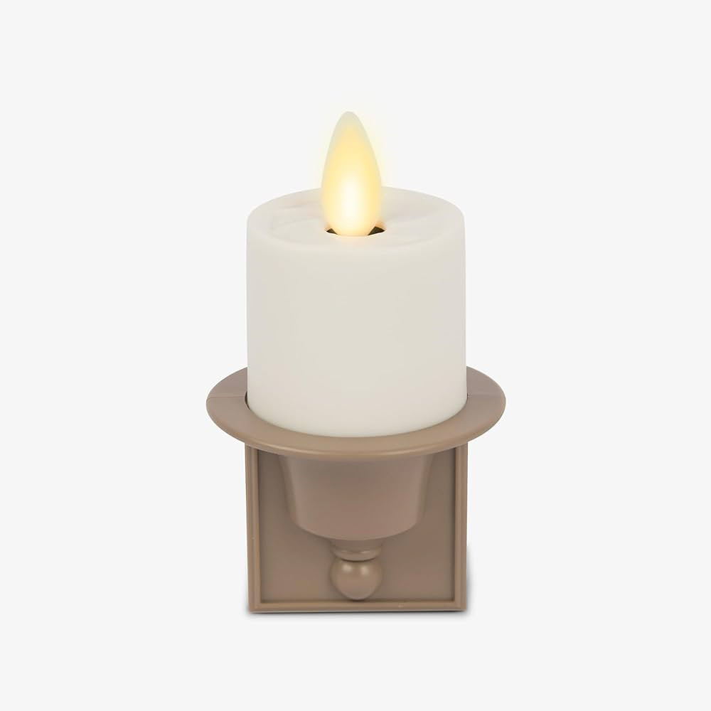 Luminara Flameless Candle Nightlight Patented Flickering Real-Flame Effect Plugs into Outlet - Du... | Amazon (US)