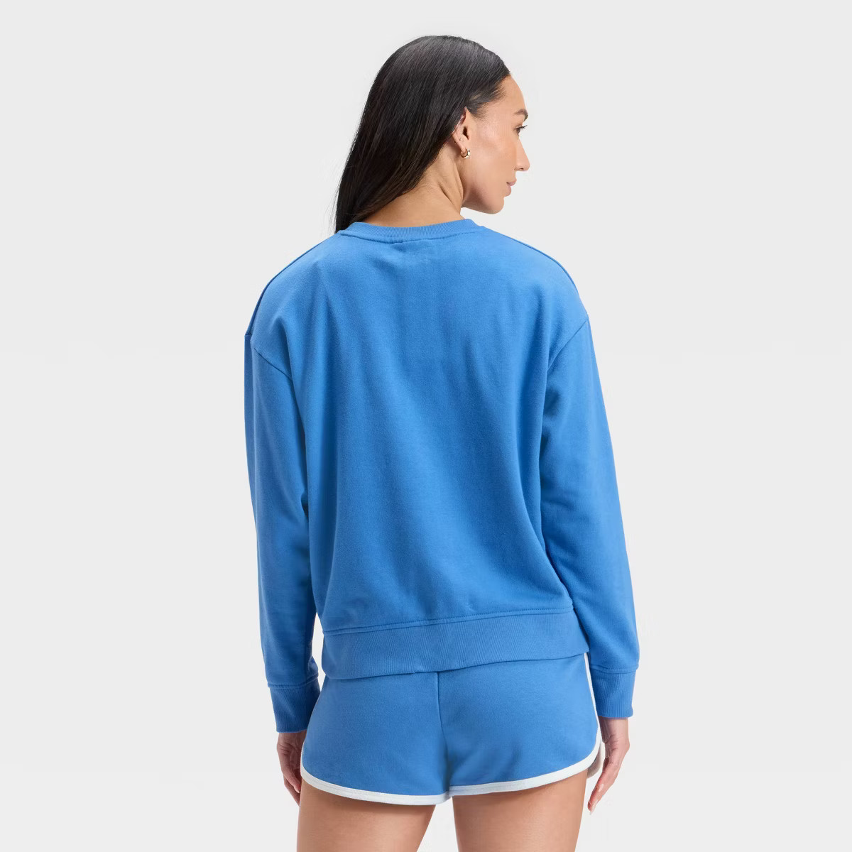 Women's Graphic Pullover Sweatshirt - Universal Thread™ Light Blue Letters | Target