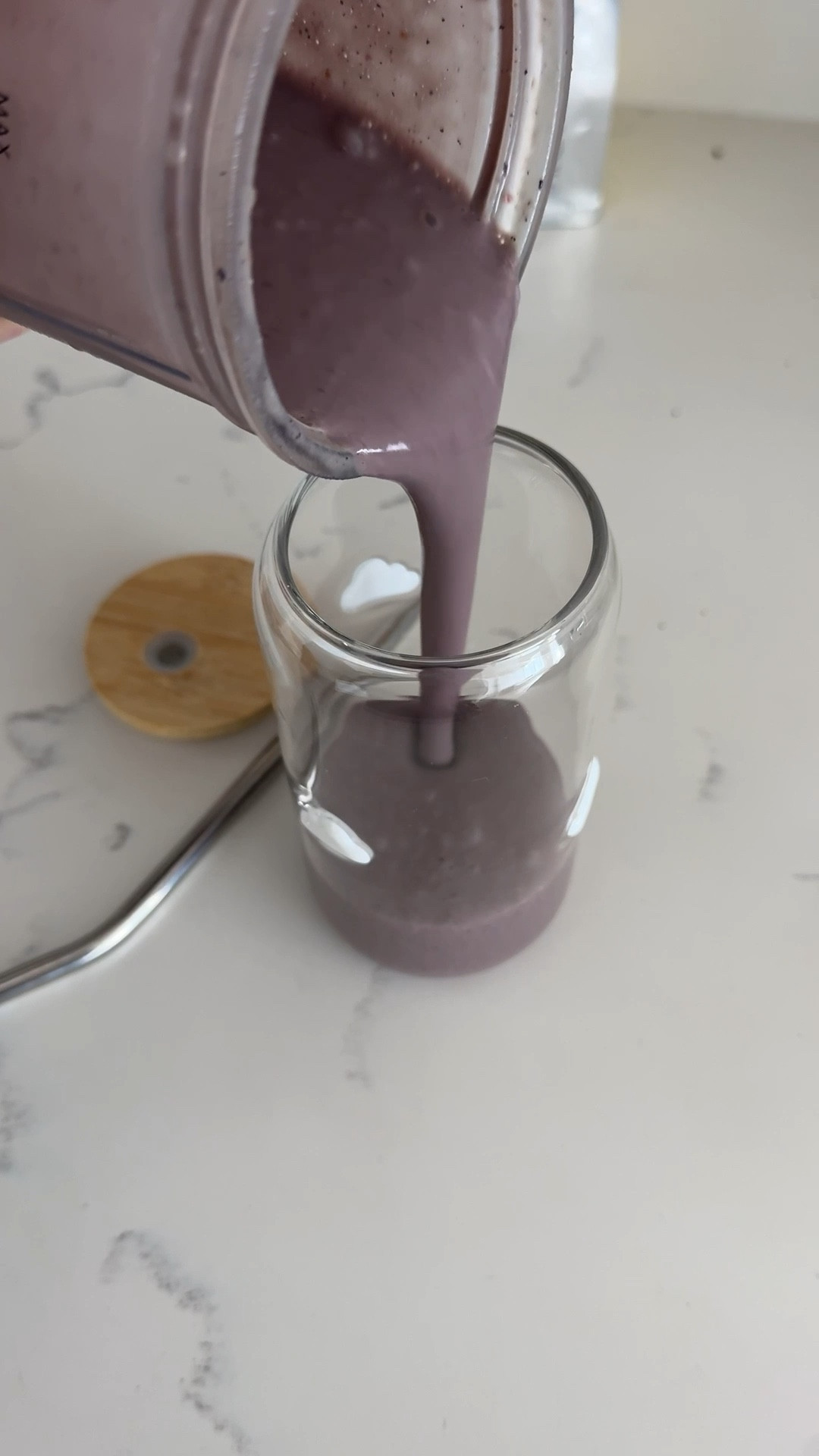 sunday smoothie 🫶🏼 forever going back to this protein powder, it’s really the best 