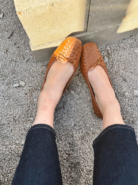 These Madewell flats are perfectly comfortable and soft while serving chic. They go with everything, too! And right now they're 25% off with code FIRSTDIBS. Must be signed into your Madewell account! 