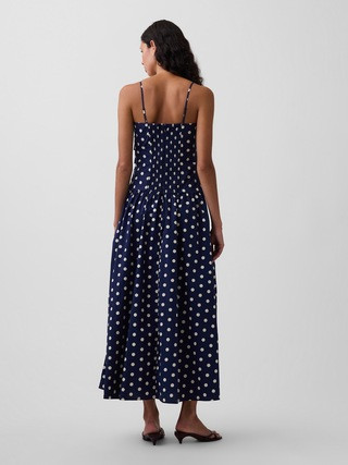 Poplin Drop-Waist Maxi Dress | Gap (US)