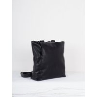 Black Leather Women Backpack Purse, Gift, Laptop Backpack, Black Diaper Bag, Minimal Backpacks Women | Etsy (US)