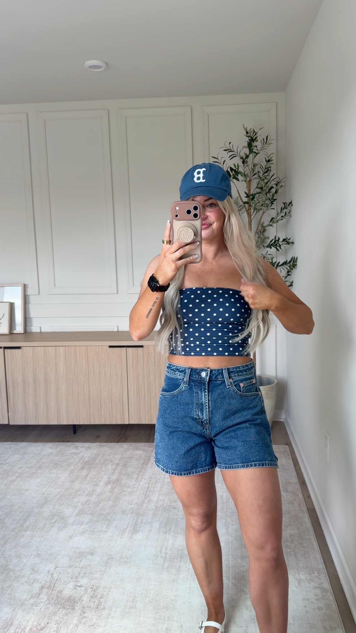 small top and size 4 shorts! Top has a built in bra. So cute!!! 

#LTKootd #LTKmomlife #LTKgrwm