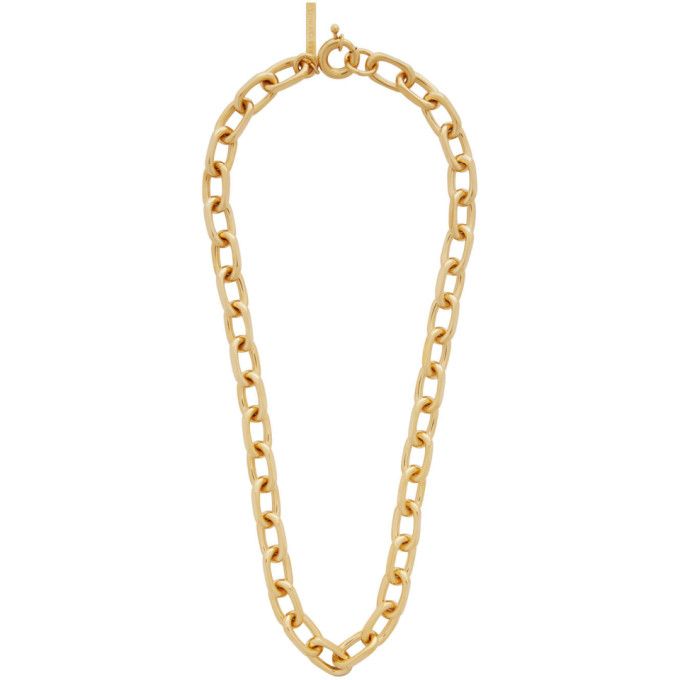 Dries Van Noten Gold Chain Necklace | SSENSE 