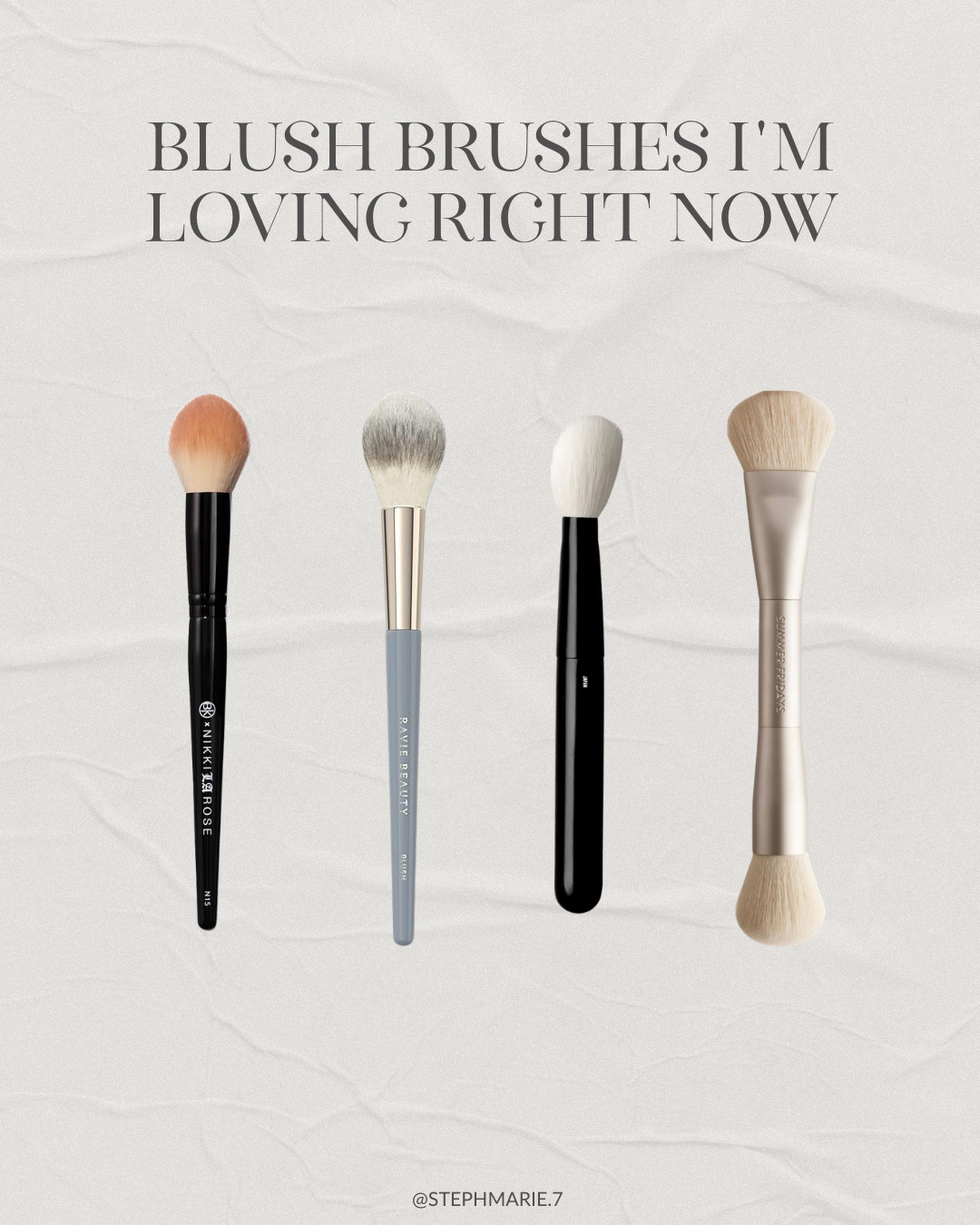 Looking for a new blush brush? These are my favorites in my rotation right now! They help blend effortlessly ✨  

 #LTKOver40 #LTKBeauty