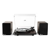 Victrola Premiere Turntable System - Includes T1 Vinyl Record Player & M1 Bookshelf Monitors, Built-In Bluetooth 5.0 Connectivity, Supports 33-1/3 and 45 RPM Vinyl Record, Wireless Music Streaming | Amazon (US)