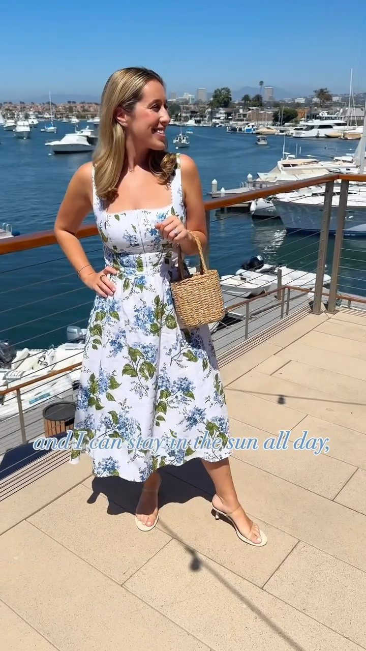 @leandramcohen said it best : “love summer, hate everything else!” ☀️💙

This dress is perfect for summer parties, baby showers, you name it and it comes in a bunch of colors. Plus, my shoes are under $50 and go great with everything. The perfect heel height! 

What’s your favorite season?
